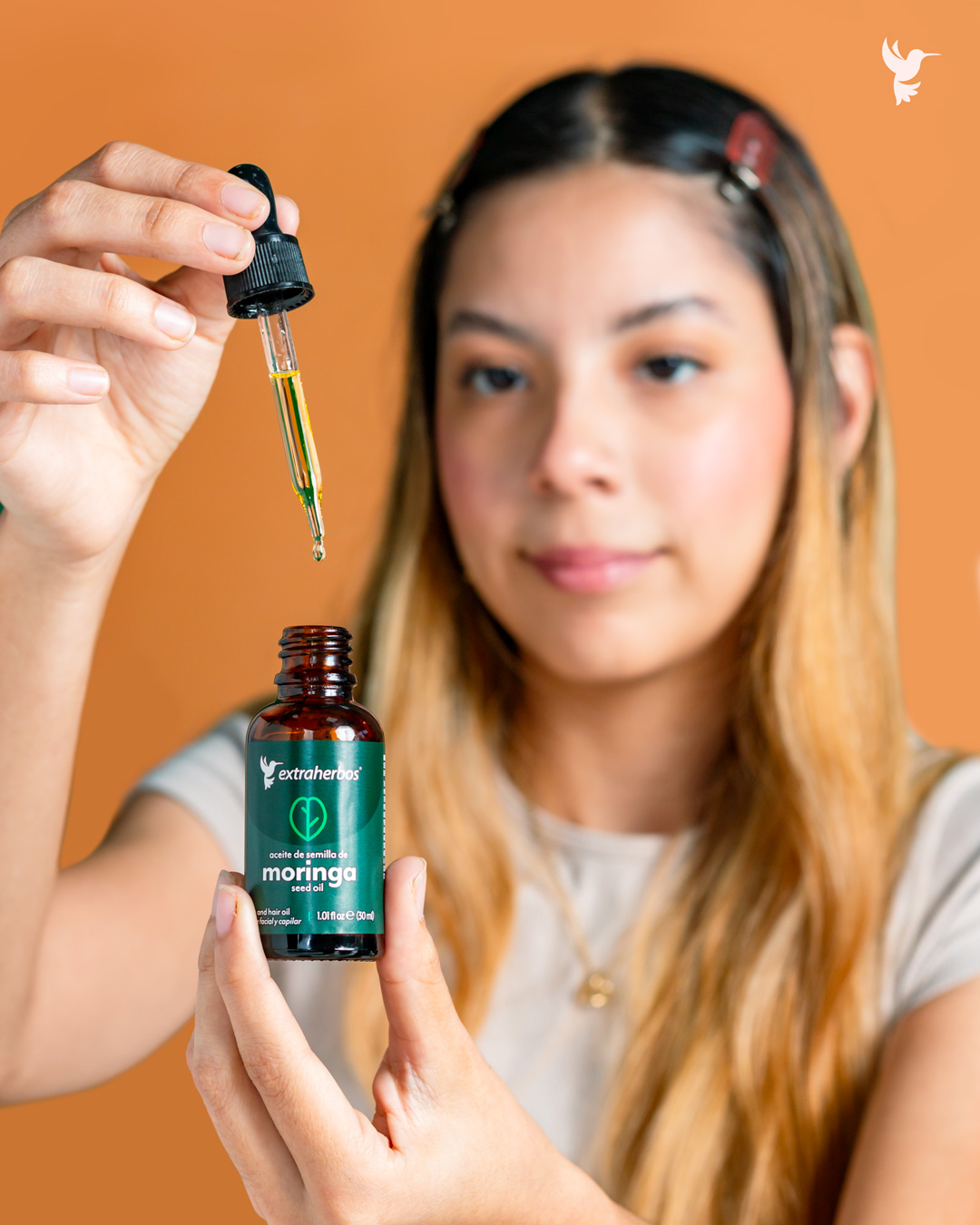 Aceite Facial y Capilar 100% puro de Moringa - Image 3