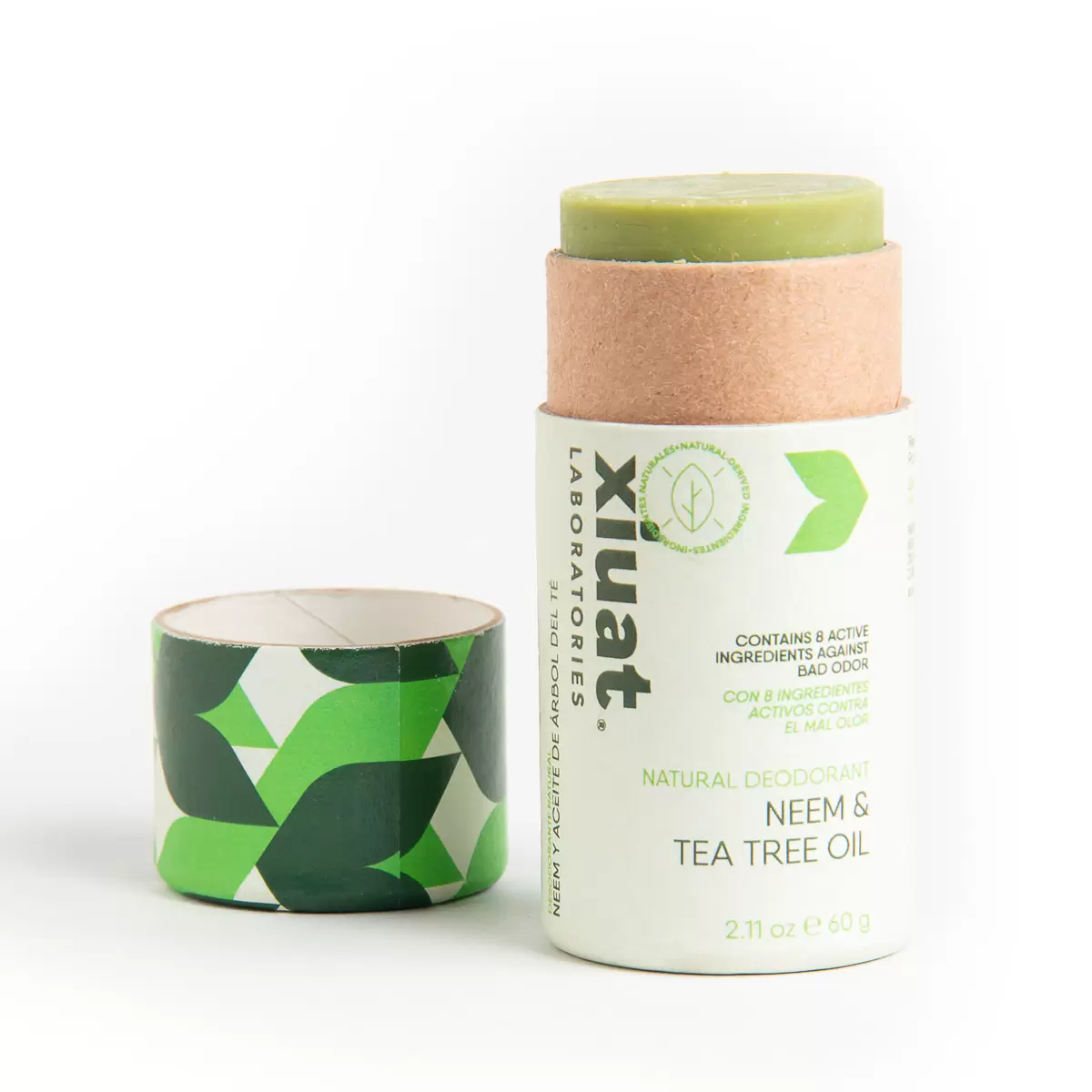 Desodorante Natural en Barra con Neem y Aceite de Árbol del Té - XIUAT Laboratories - Image 2